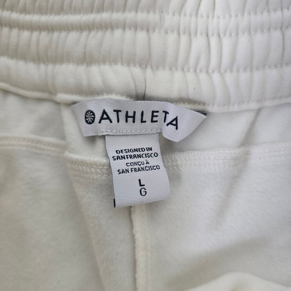 Athleta Triumph Wide Leg Crop Pants - Magnolia White - Large - 544711 - NWT - Picture 8 of 8